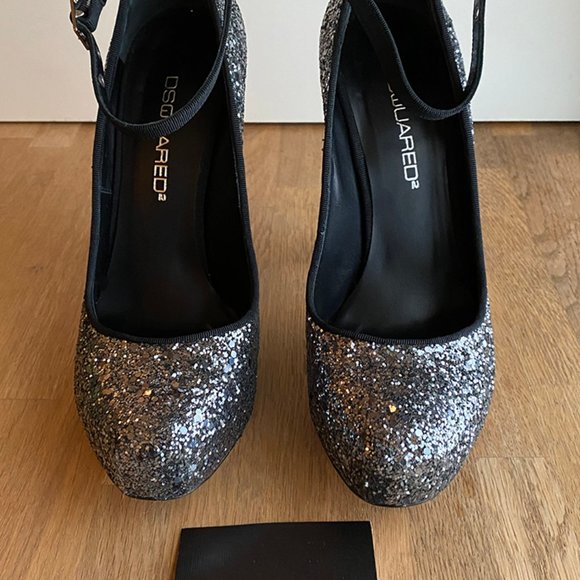 DSquared Glitter Pumps - Picture 2 of 8